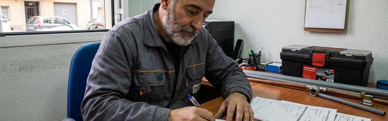 Emisión de boletines de fontanería en las-gabias